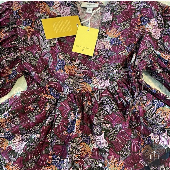 Kika Vargas - Target Purple Blouse NWT size Small - Picture 6 of 7